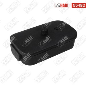 Kábel elosztó doboz 6-os 73x128,5x41mm, fekete