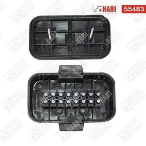 Kábel elosztó doboz 8-as 93x123,5x43mm, fekete