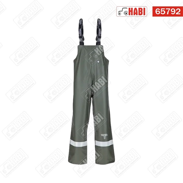 Kantáros esőnadrág, 4XL, UK: 48, zöld, Kramp Protect