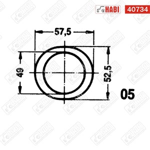Kardántengely burkolat teljes 550 mm Walterscheid