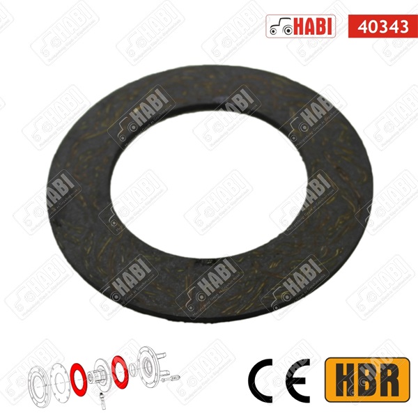 Kardántengely dörzstárcsa betét 160 mm HBR