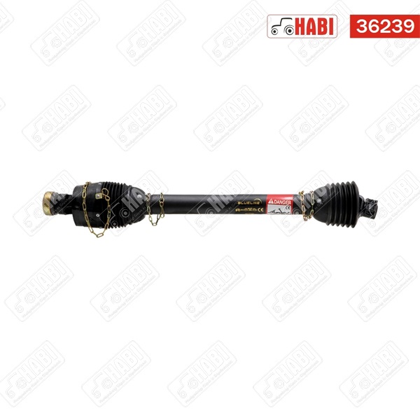 Kardántengely nagy hajlásszögű 1210 mm 6 bordás 1-3/8" / 1-3/8" B6 profil P7/P9