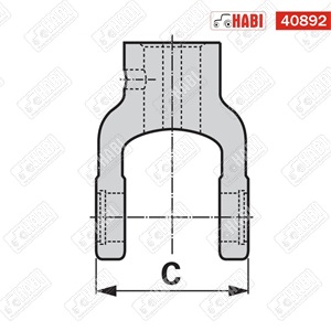 Kardántengely szabadonfutós 1510 mm 38 kw-52 le AW35 Weasler