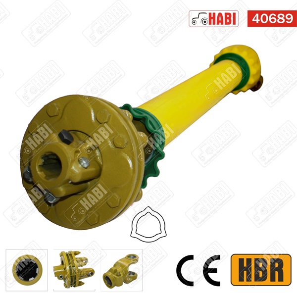 Kardántengely szabadonfutós+kuplung 1500 mm 35 kw-47 le 3500/1500 Nm HBR