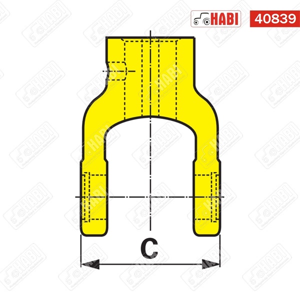 Kardánvilla AW20 1 3/8 21 bordás WEASLER