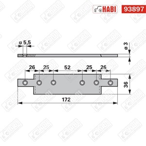 Kasza komplett 1600 mm Aebi AM15