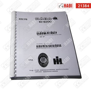 Katalógus IH-6200 vetőgép