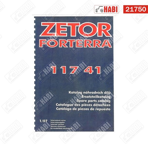 Katalógus Zetor Forterra 11741 (2002-2006)