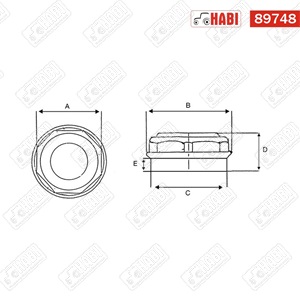 Kerékegy porvédő d=120 mm BPW