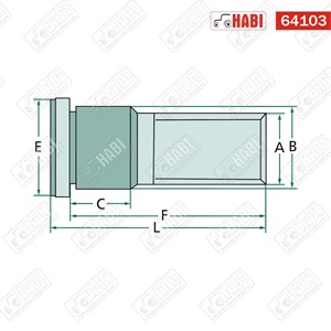 Keréktőcsavar M16x1,5 L=50 mm 8.8 FAD