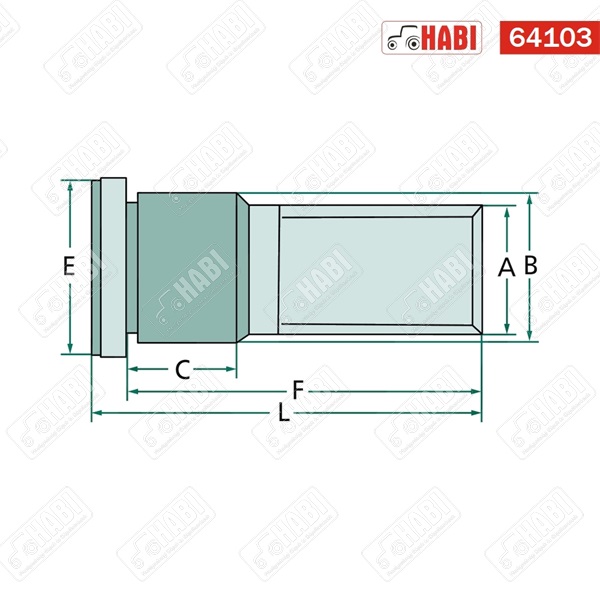 Keréktőcsavar M16x1,5 L=50 mm 8.8 FAD