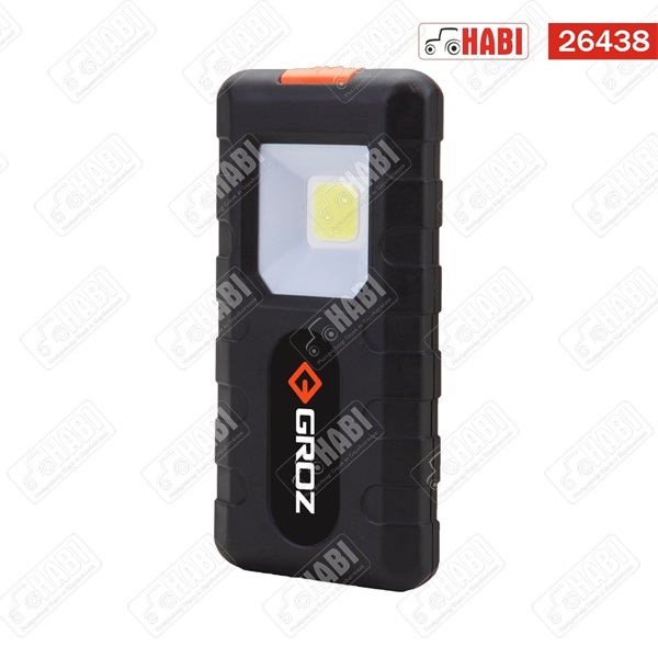 Kézi LED zseblámpa 3W téglalap, 150 Lumen
