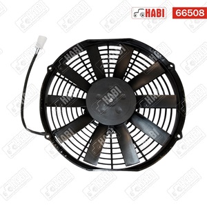 Klíma ventilátor SPAL koplett 12V D=310 mm 1400 m3/h