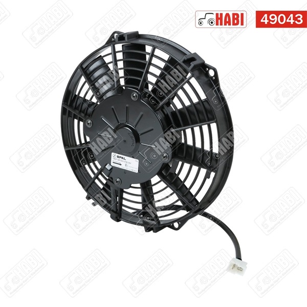 Klíma ventilátor komplett 12V D=225/ 1 030 m3/h