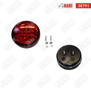 Ködlámpa hátsó LED d=140 mm 12V/24V
