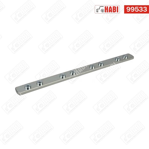 Kombájn kaszasin rögzítő lap 21x6 mm, 8 lyukas Schumacher