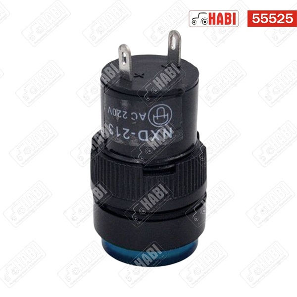 Kontroll lámpa kék 12/24V /LED/