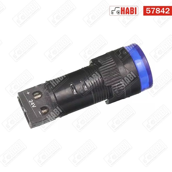 Kontroll lámpa kék 12/24V /LED/