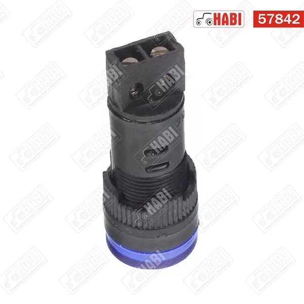 Kontroll lámpa kék 12/24V /LED/