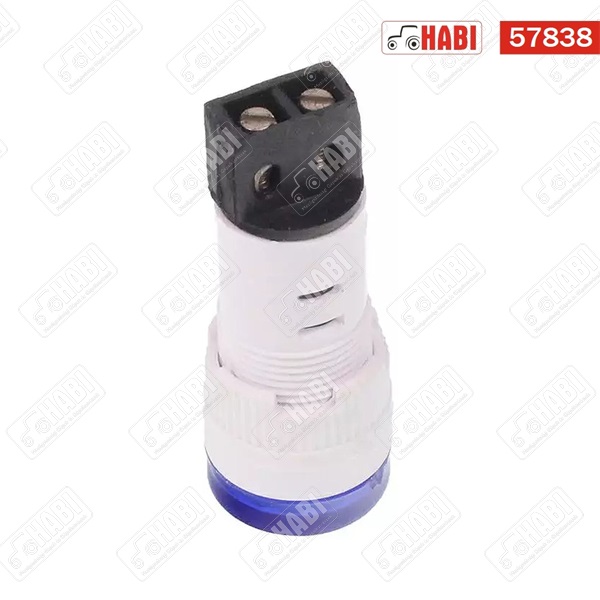 Kontroll lámpa matt kék 12/24V /LED/