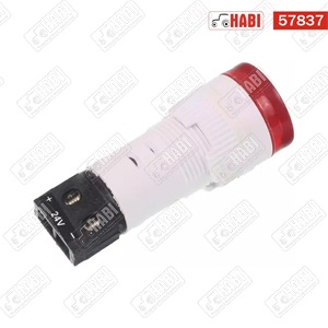 Kontroll lámpa matt piros 12/24V /LED/