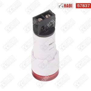 Kontroll lámpa matt piros 12/24V /LED/