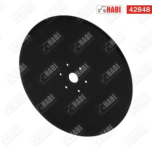 Kuhn sornyitó tárcsalap 380x3,0 mm 6 furatos, lyukkör d=85 mm