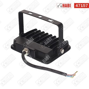 Kültéri LED reflektor 10W, 70 Lumen/Watt, 2700 Kelvin, 230V, fekete, IP65