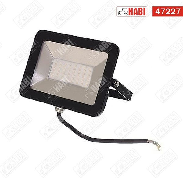 Kültéri LED reflektor 30W, 70 Lumen/Watt, 2700 Kelvin, 230V, fekete, IP65