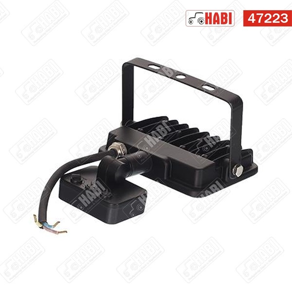 Kültéri LED reflektor mozgásérzékelővel 10W, 70 Lumen/Watt, 2700 Kelvin, 230V, fekete, IP45