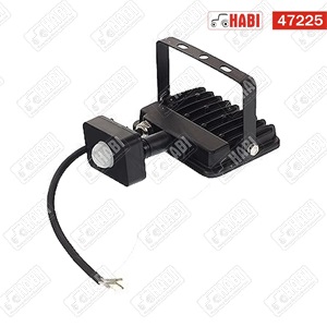 Kültéri LED reflektor mozgásérzékelővel 20W, 70 Lumen/Watt, 2700 Kelvin, 230V, fekete, IP45