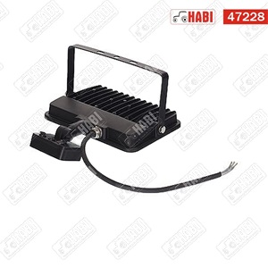 Kültéri LED reflektor mozgásérzékelővel 30W, 70 Lumen/Watt, 2700 Kelvin, 230V, fekete, IP45