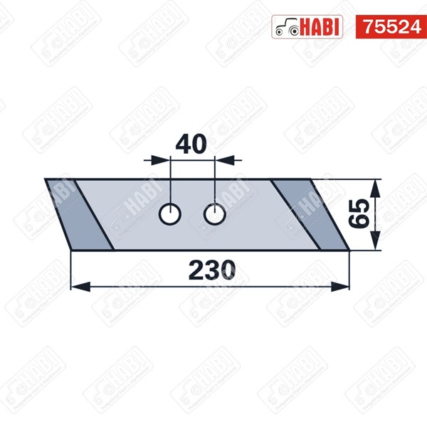 IH / Lajta / Kverneland / Csataszögi orrbetét jobb ORIGINAL