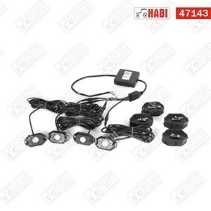 LED Gépjármű alváz / kerék világítás, 36 W, app-al vezérelt, (4db LED lámpával)