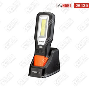 LED Szerelőlámpa tölthető 10W téglalap, 550 Lumen, 3,7V, 2000mAH, IP54