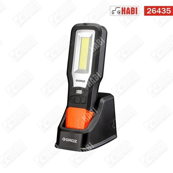 LED Szerelőlámpa tölthető 10W téglalap, 550 Lumen, 3,7V, 2000mAH, IP54