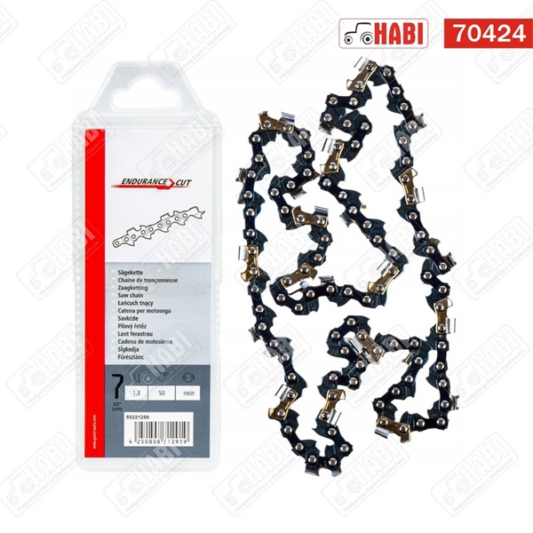 Láncfűrész lánc 3/8" LoPro 1,3 mm x 50, félvéső 63PM1