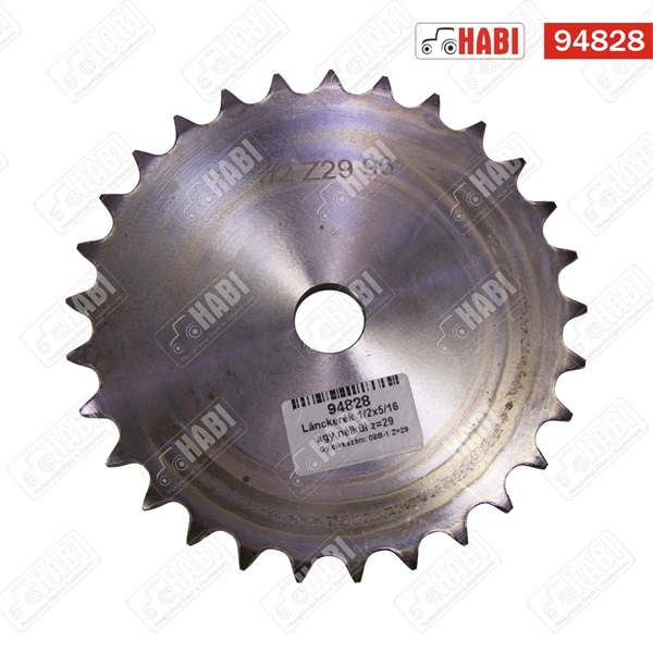Lánckerék agy nélkül 1/2x5/16 agy nélkül z=29