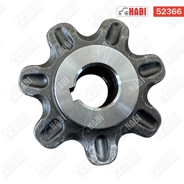 Lánckerék z=7 ékes H=30mm D=97mm d=26mm 12B1 lánchoz