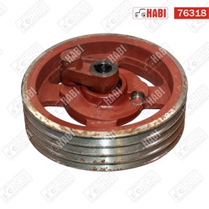 Lengyel fűkasza nagy ékszíjtárcsa szabadonfutó fejjel 185-ös /Lisicki/