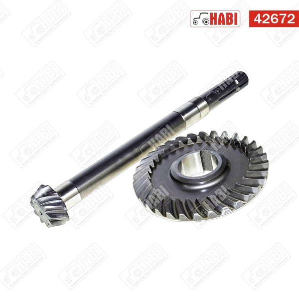 Lengyel talajmaró tányérkerék+kúpkerék Z=9/32