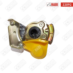 Levegő csatlakozó 16 mm sárga szeleppel