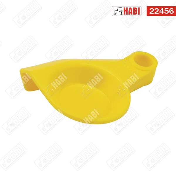 Levegő csatlakozó fedél sárga kétkörös