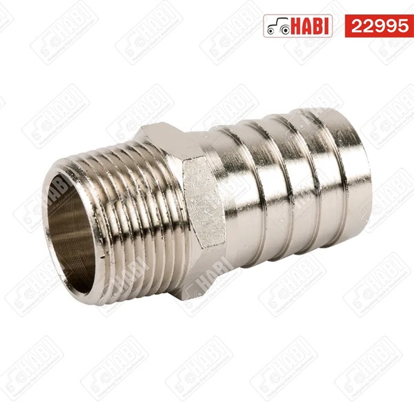 Tömlőcsatlakozó 25 mm x 3/4" külső menet réz