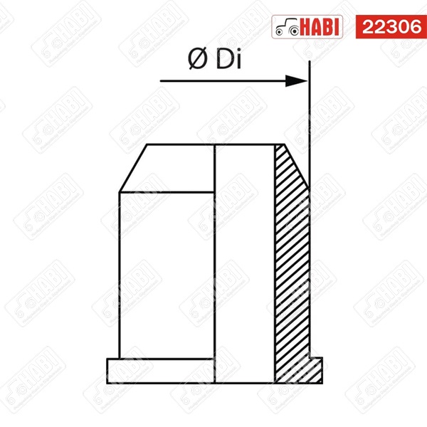 Levegőcső hüvely D=8 belsö