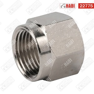 Levegőcső szorító anya D=6 mm M10x1x11,5 mm réz-nikkel