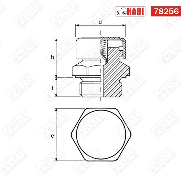 Levegőztető csavar szűrős szeleppel 1/2" BSP