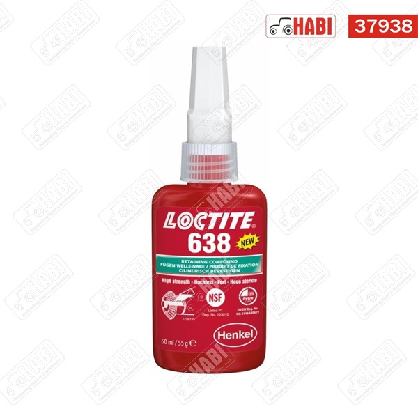 Loctite csapágyrögzítő (638) 50ml
