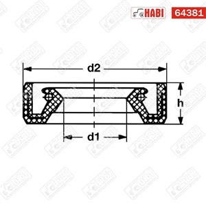 Lombardini szimering LDW 502 (32x50x6)