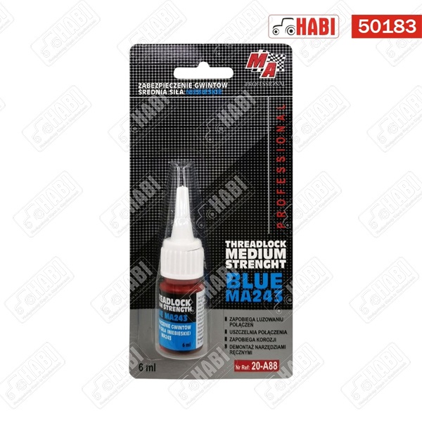 MOJEAUTO - 20-A88 oldható csavarrögzítő 6 ml